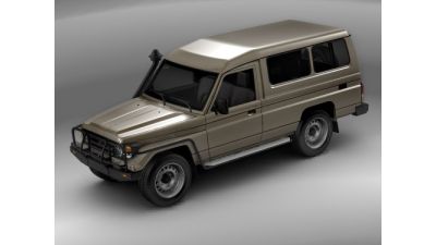 Toyota Landcruiser Wagon 78-series 3D Model