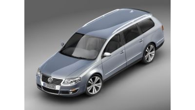 Volkswagen Passat 2006 wagon 3D Model