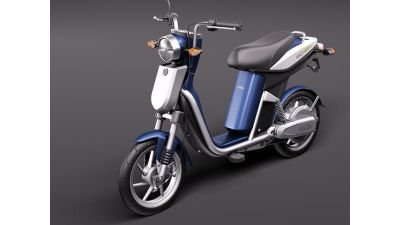 Yamaha EC-03 Electric Scooter 3D Model