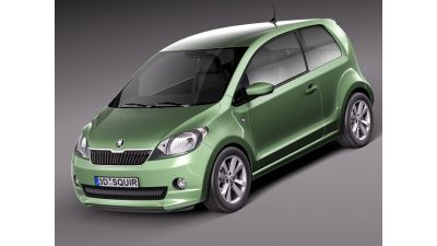 Skoda CitiGo 2013 3D Model