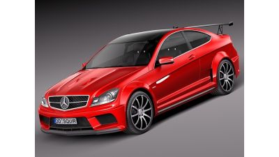 Mercedes-Benz C63 AMG Black 2013