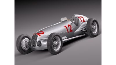 Mercedes-Benz W125 Grand Prix Race Car