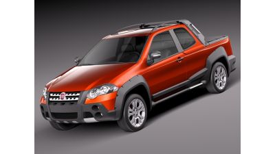 Fiat Strada Adventure 2013 3D Model