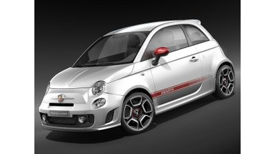 Fiat 500 Abarth 3D Model