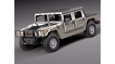 Hummer H1 1992 – 2006 3D Model