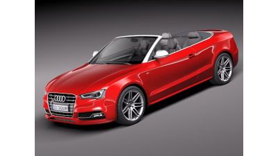 Audi S5 Convertible 2012 3D Model