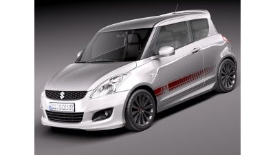 Suzuki Swift X-ITE 2011 3D Model