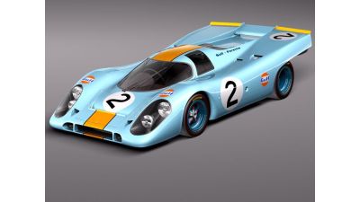 Porsche 917k GULF LeMans 24h 3D Model