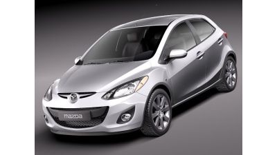 Mazda 2 2011 3D Model