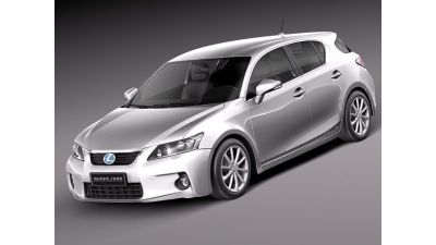 Lexus CT 200 H 2012 3D Model