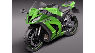 Kawasaki Ninja ZX-10R 2011 3D Model