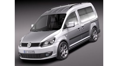 Volkswagen Caddy 2011 3D Model