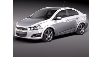 Chevrolet Aveo Sonic Sedan 2012 3D Model