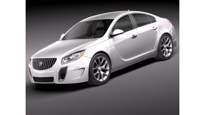 Buick Regal GS 2012 3D Model