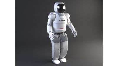 Honda Asimo Robot Rigged