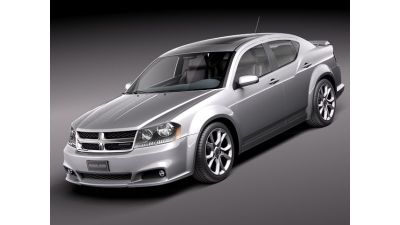 Dodge Avenger RT 2012 3D Model