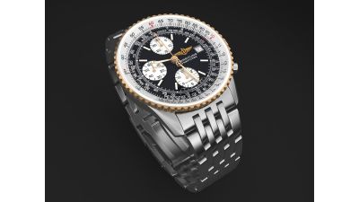 Breitling Navitimer II steel braclet mens watch