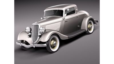 Ford 1933-1934 Coupe 5w stock