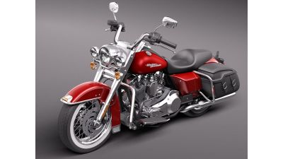 Harley Davidson Road King Classic 2011 3D Model