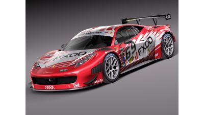 Ferrari 458 GT3 Race Car 2014