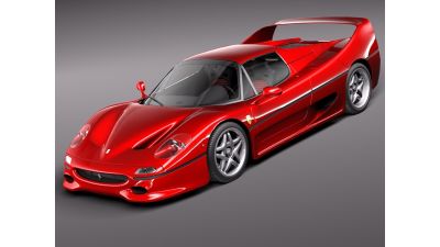 Ferrari F50 1995 3D Model