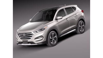 Lowpoly Hyundai Tucson 2016