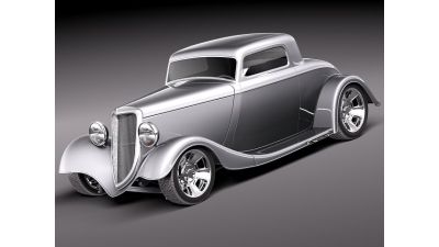 Ford 1934 Full Fender Coupe Street Rod