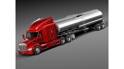 Peterbilt 579 Semi Truck Tanker 2012-2015