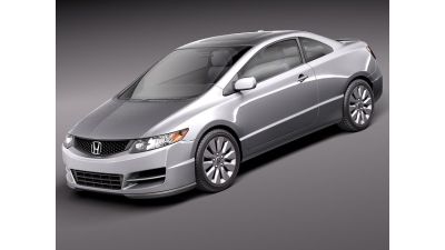 Honda Civic Coupe 2011 3D Model