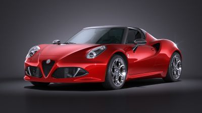 Alfa Romeo 4C Spider 2016 VRAY