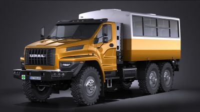 GAZ Ural Next 2015 Rotational Bus