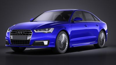 Audi A6L e-tron 2017 VRAY