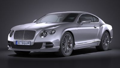 LowPoly Bentley Continental GT Speed 2015