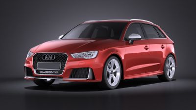 Audi RS3 Sportback 2016 VRAY