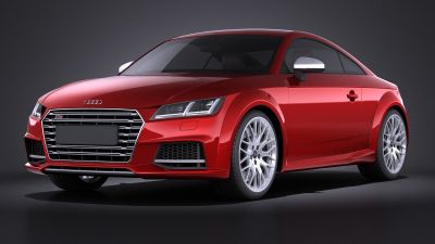 Audi TTS Coupe 2015 VRAY