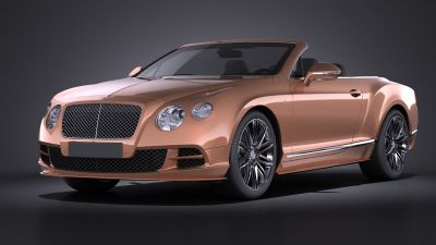 Bentley Continental GT Speed Cabrio 2015 VRAY