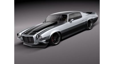 Chevrolet Camaro 1970 Pro Touring 3D Model