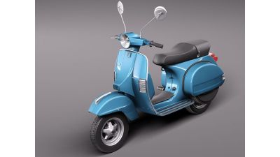 Vespa PX 150 2011 3D Model