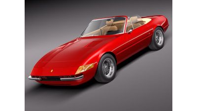 Ferrari Daytona 1968 - 1973 spider 3D Model