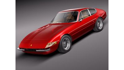 Ferrari Daytona 1968 - 1973 Coupe 3D Model