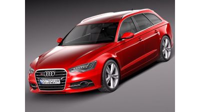 Audi S6 Avant 2013 3D Model