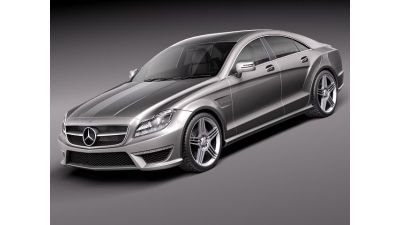 Mercedes CLS63 AMG 2012 3D Model