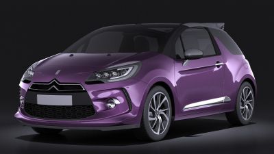 Citroen DS3 Cabrio 2015 VRAY