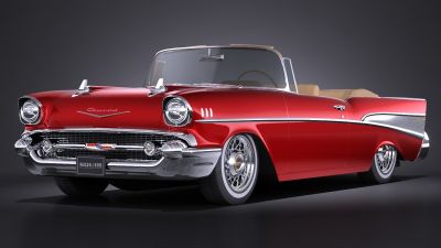 Chevrolet Bel Air Convertible 1957 VRAY