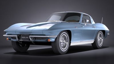 Chevrolet Corvette C2 Coupe 1963 VRAY