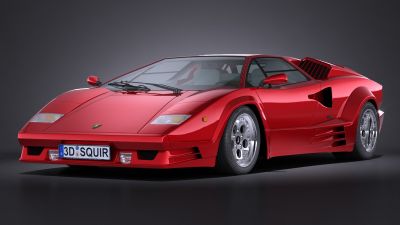 Lamborghini Countach lp500 Anniversary VRAY