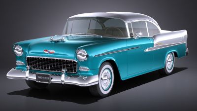 Chevrolet Bel Air 1955 Coupe VRAY