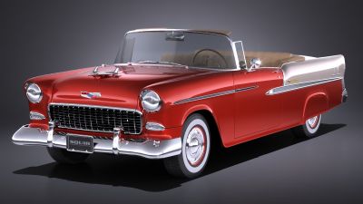 Chevrolet Bel Air 1955 Convertible VRAY