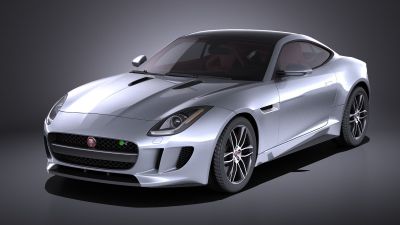 Jaguar F-Type R Coupe 2016 VRAY