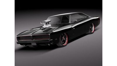 Dodge Charger 1969 Custom 3D Model